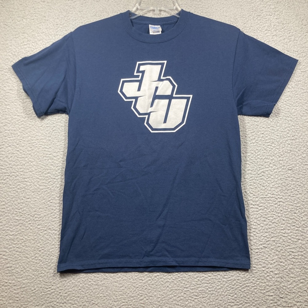 JCU John Carroll University Blue Streaks T Shirt Adult Medium Blue Short Sleeve